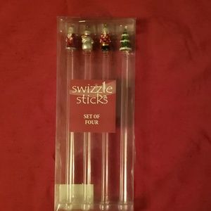 Christmas swizzle sticks